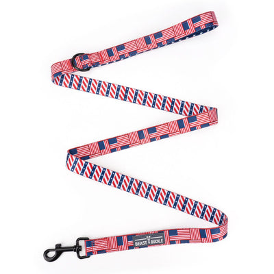 American Flag Dog Leash - Beast & Buckle
