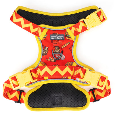 Burgers 'n' Fries No Pull Harness & Leash Bundle - Beast & Buckle