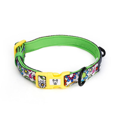 Flower Power Dog Collar - Beast & Buckle