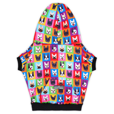 Frenchie Fam Hoodie for Small Dogs - Beast & Buckle