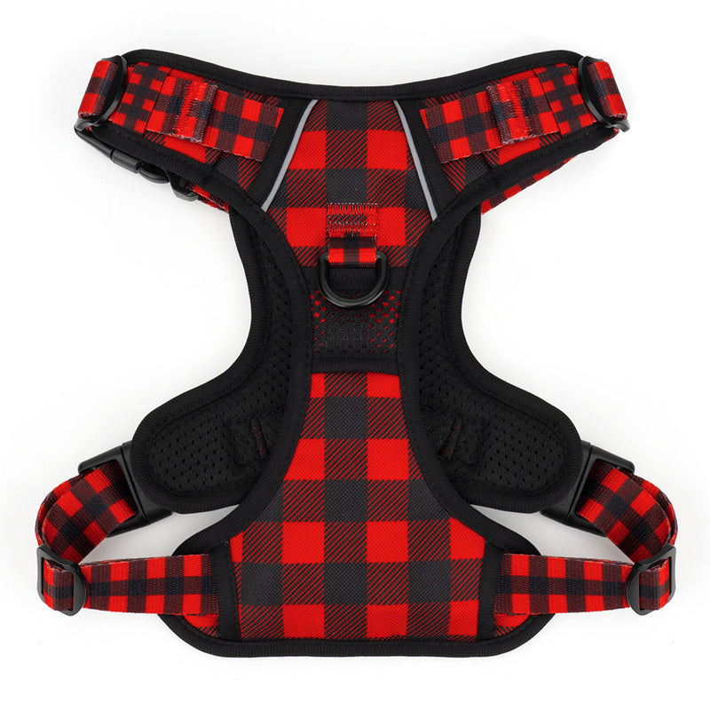 Lumberjack Plaid No Pull Harness & Leash Bundle - Beast & Buckle