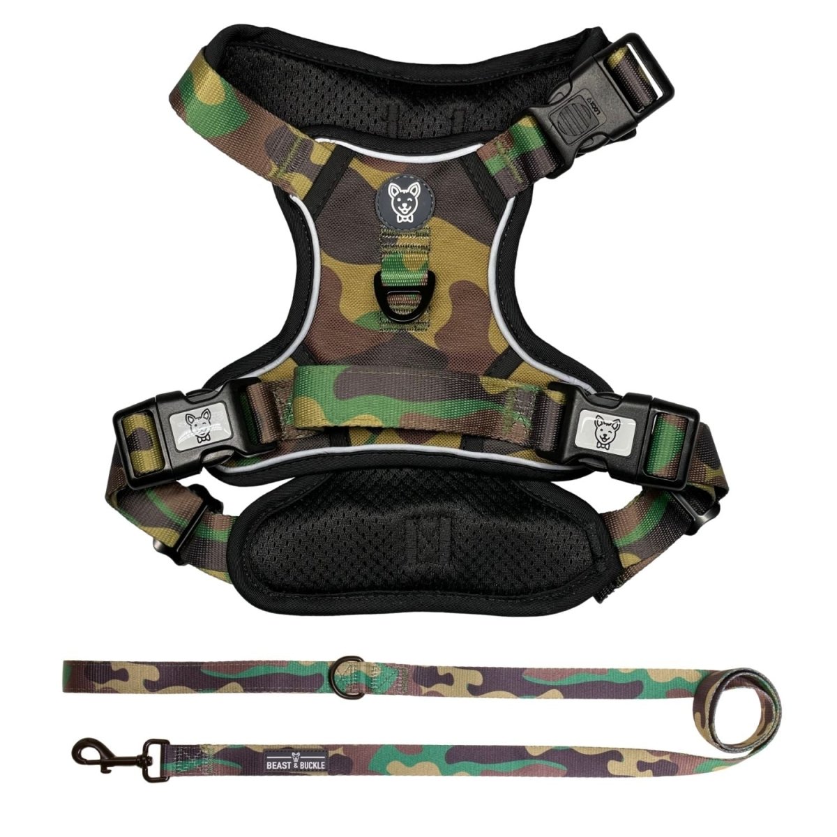 Camouflage puppy harness hotsell