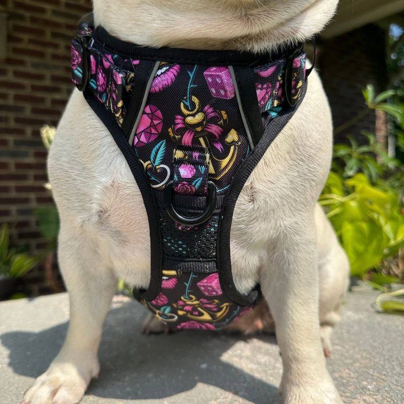 Girly Tattoo No Pull Harness Bundle - Beast & Buckle