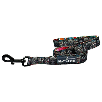 Sugar Skulls Dog Leash - Beast & Buckle