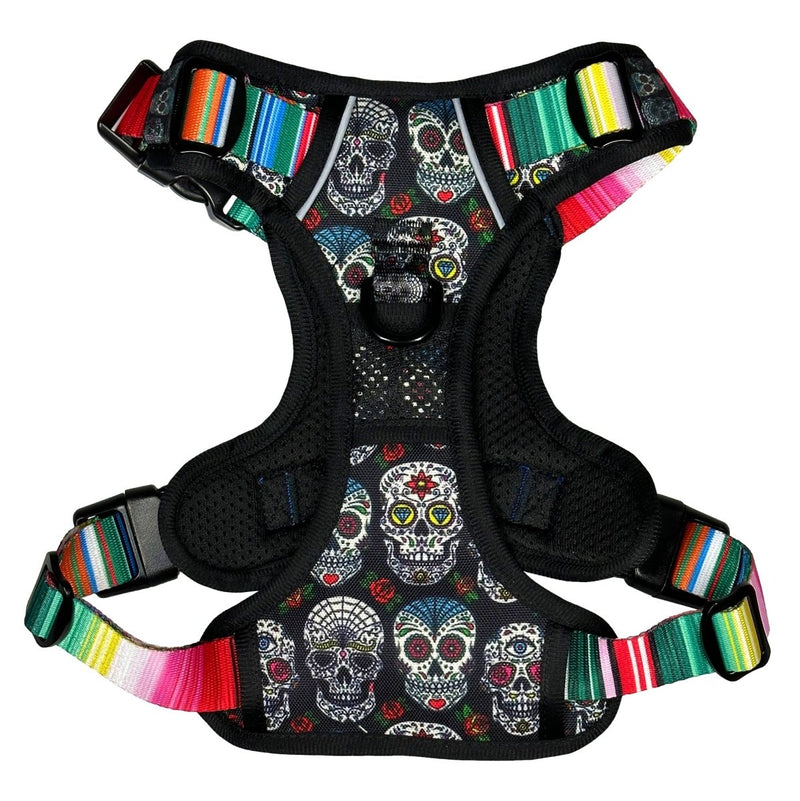 Sugar Skulls No Pull Dog Harness - Beast & Buckle