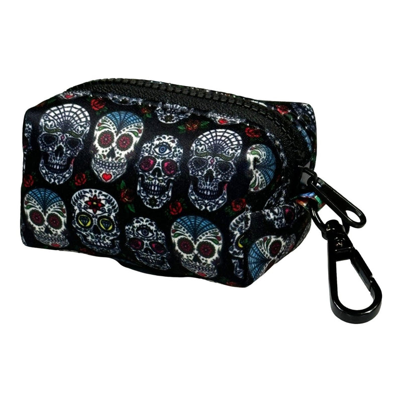 Sugar Skulls Poop Bag Holder - Beast & Buckle