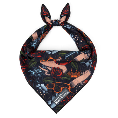 Tattoo Cooling Dog Bandana - Beast & Buckle