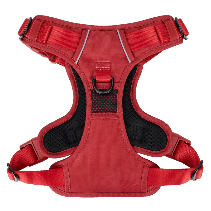 Burgundy No Pull Dog Harness