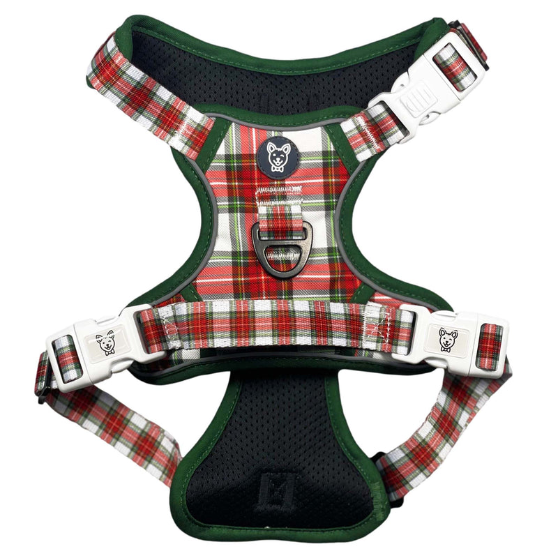 Christmas Plaid No Pull Harness