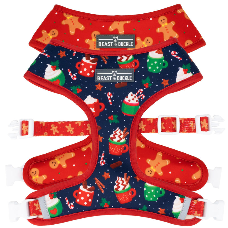 Holiday Treats Reversible Dog Harness