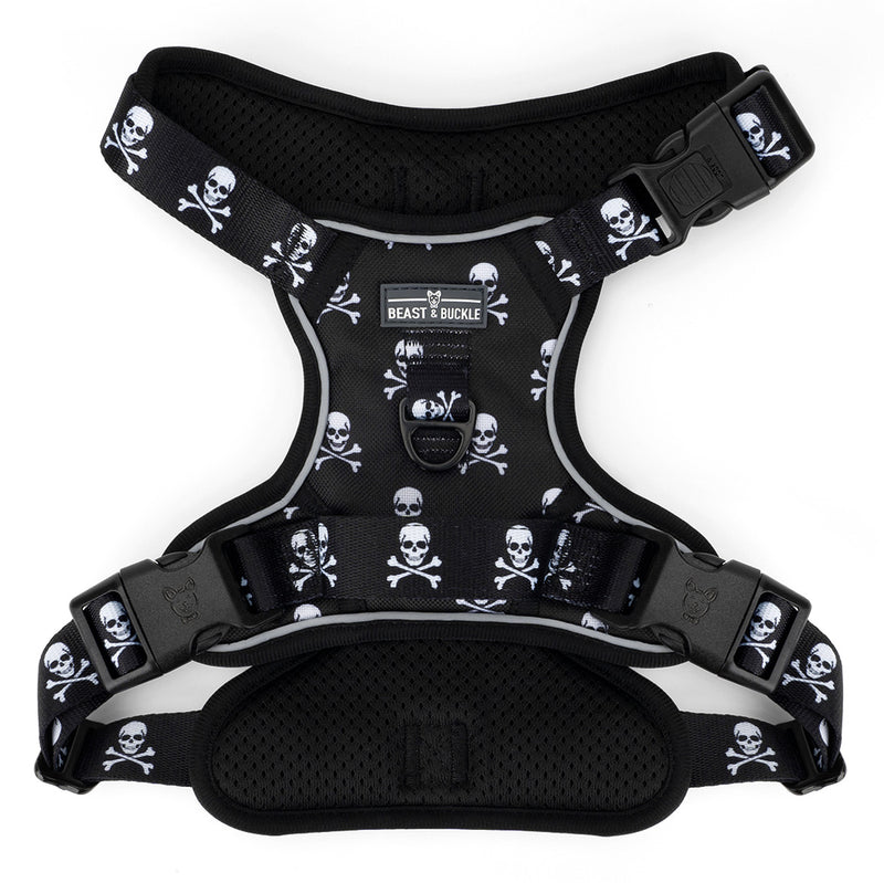 Skull & Crossbones No Pull Dog Harness