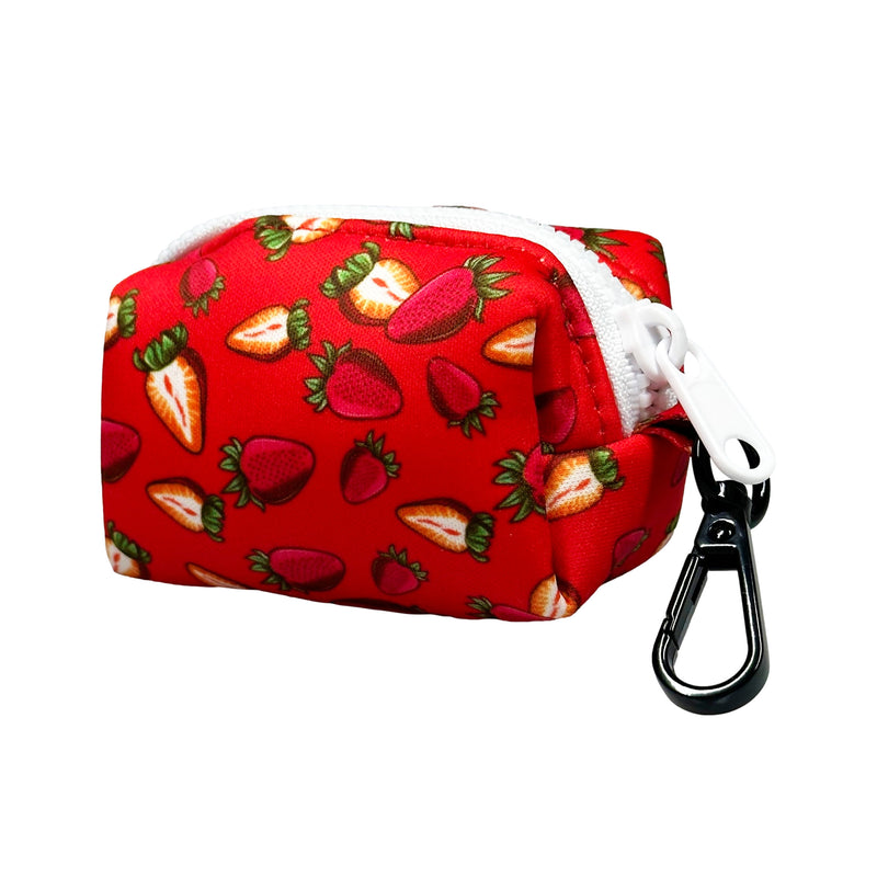 Strawberry Poop Bag Holder - CLEARANCE