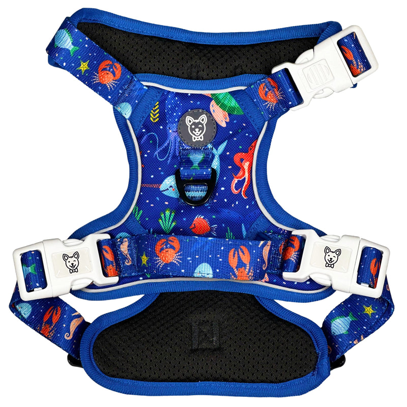 Under the Sea No Pull Dog Harness
