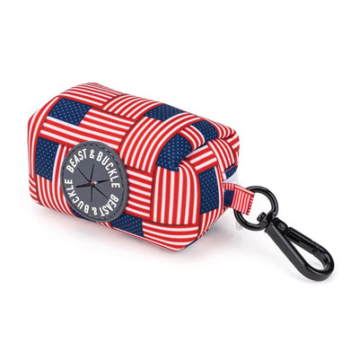 American Flag Poop Bag Dispenser - Beast & Buckle