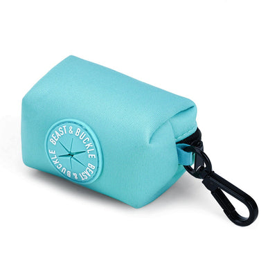 Aqua Poop Bag Holder - Beast & Buckle
