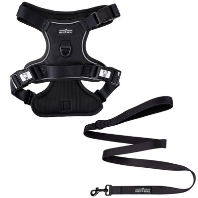 Black No Pull Harness Bundle - Beast & Buckle