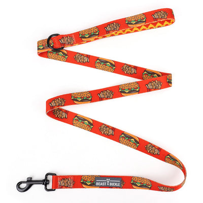 Burgers 'n' Fries No Pull Harness & Leash Bundle - Beast & Buckle
