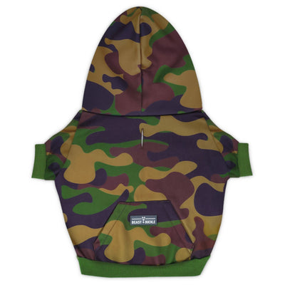 Camo Hoodie for Small Dogs - Beast & Buckle