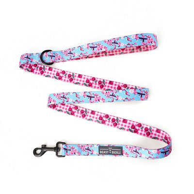 Cherry Blossom Dog Leash - Beast & Buckle