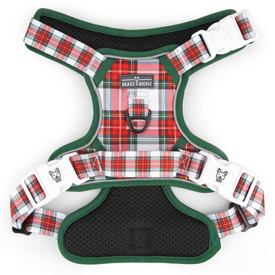 Christmas Plaid No Pull Harness - Beast & Buckle