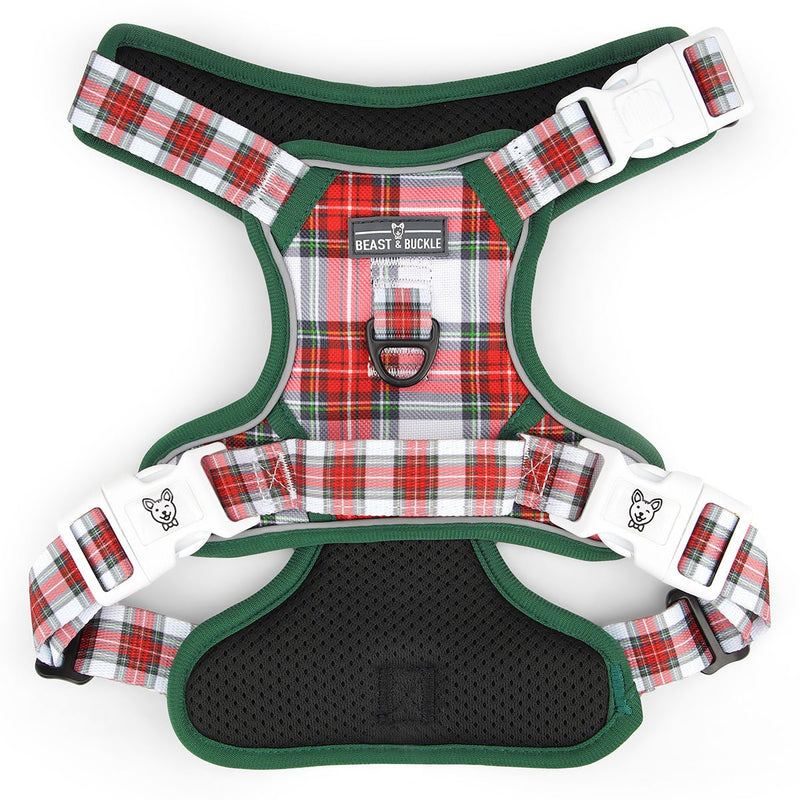 Christmas Plaid No Pull Harness - Beast & Buckle