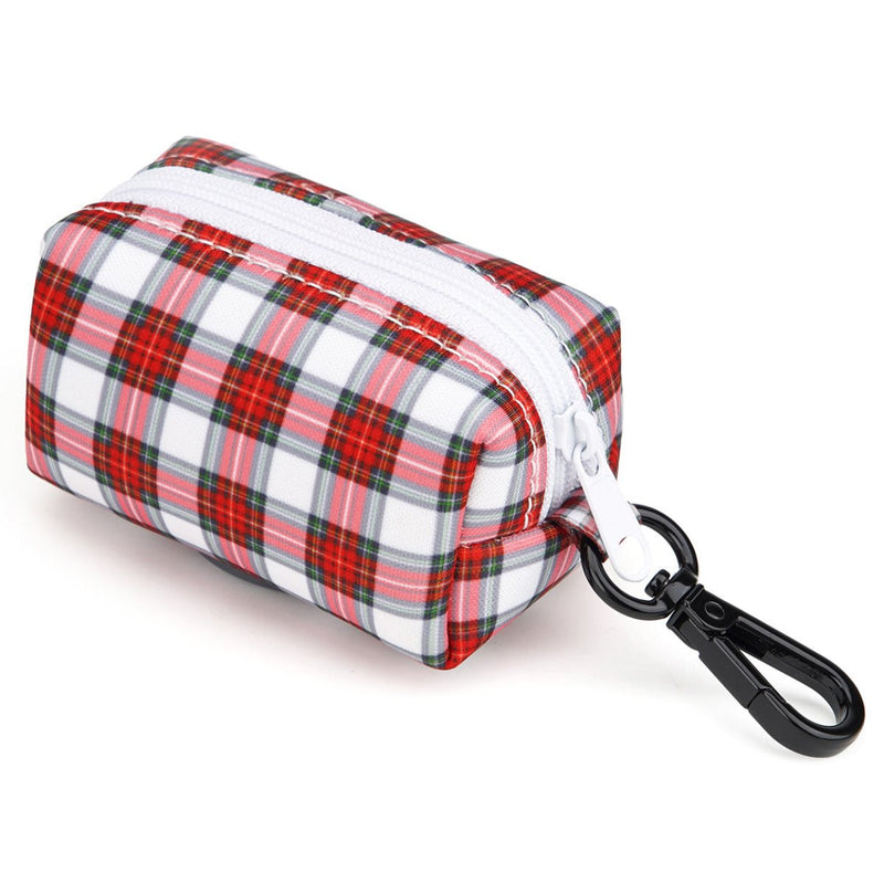 Christmas Plaid Poop Bag Dispenser - Beast & Buckle