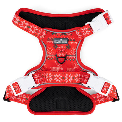 Christmas Sweater No Pull Harness & Leash Bundle - Beast & Buckle