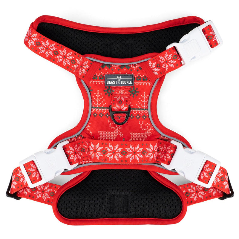 Christmas Sweater No Pull Harness & Leash Bundle - Beast & Buckle