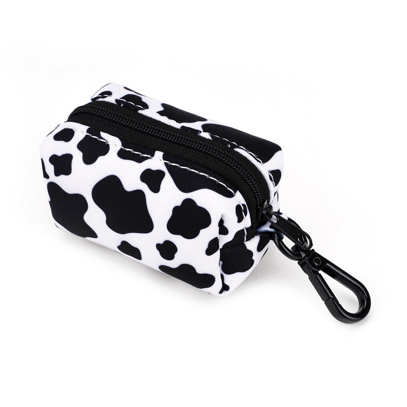 Cow Print Poop Bag Holder - Beast & Buckle