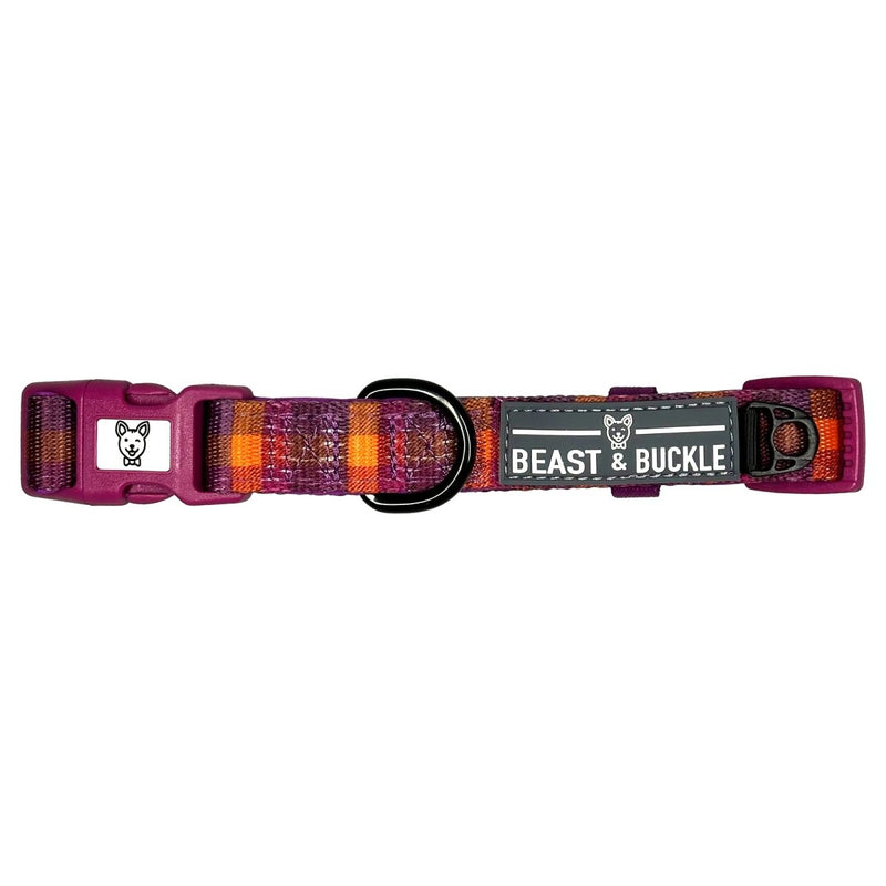 Cozy Plaid Dog Collar - Beast & Buckle