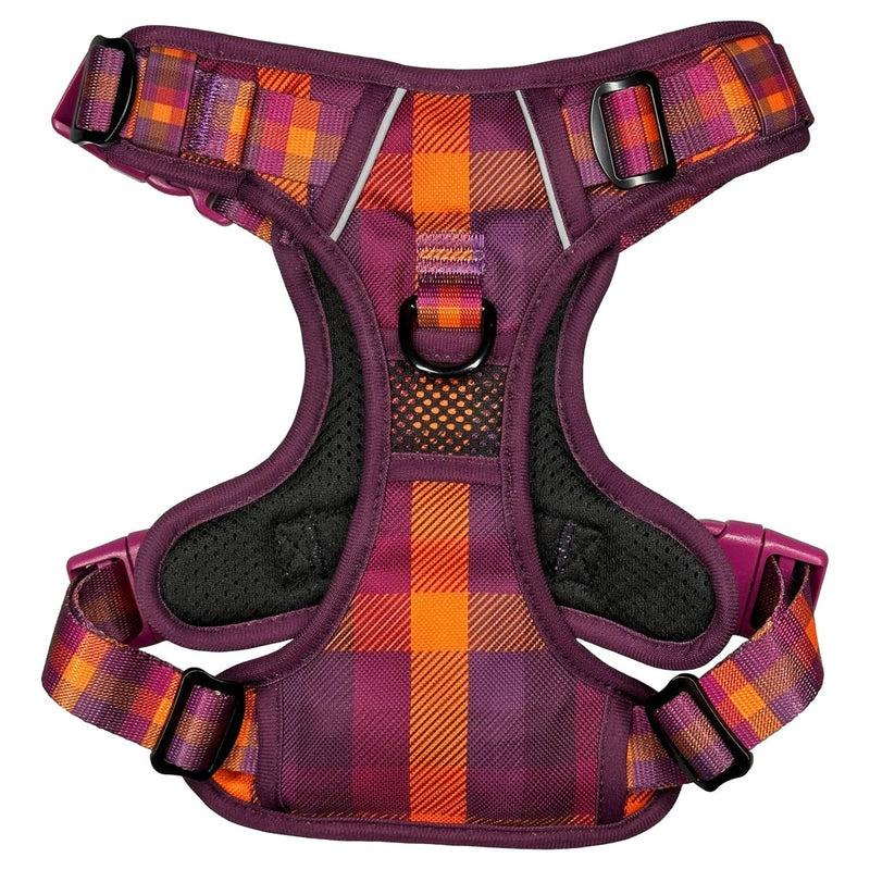 Cozy Plaid No Pull Harness Bundle - Beast & Buckle