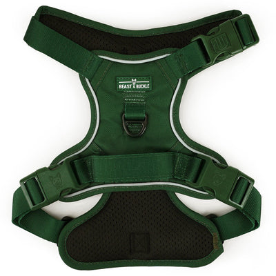 Dark Green No Pull Harness & Leash Bundle - Beast & Buckle