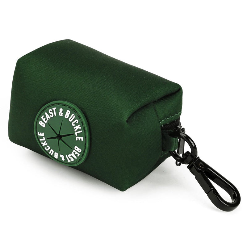 Dark Green Poop Bag Holder - Beast & Buckle
