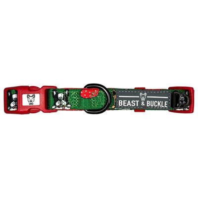 Festive Frenchies Dog Collar - Beast & Buckle