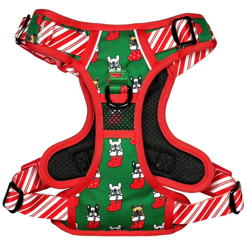 Festive Frenchies No Pull Dog Harness - Beast & Buckle