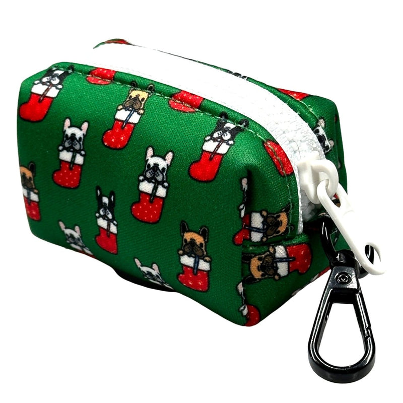 Festive Frenchies Poop Bag Holder - Beast & Buckle