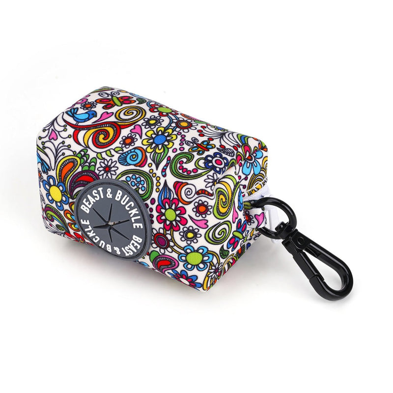 Flower Power Poop Bag Dispenser - Beast & Buckle