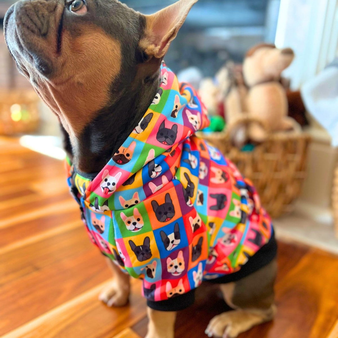 Frenchie Fam Hoodie for Small Dogs – Beast & Buckle