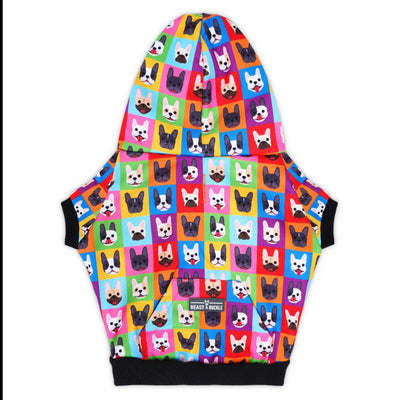 Frenchie Fam Hoodie for Small Dogs - Beast & Buckle