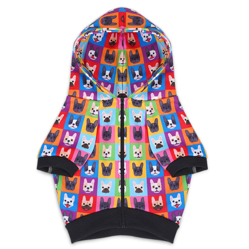 Frenchie Fam Hoodie for Small Dogs - Beast & Buckle