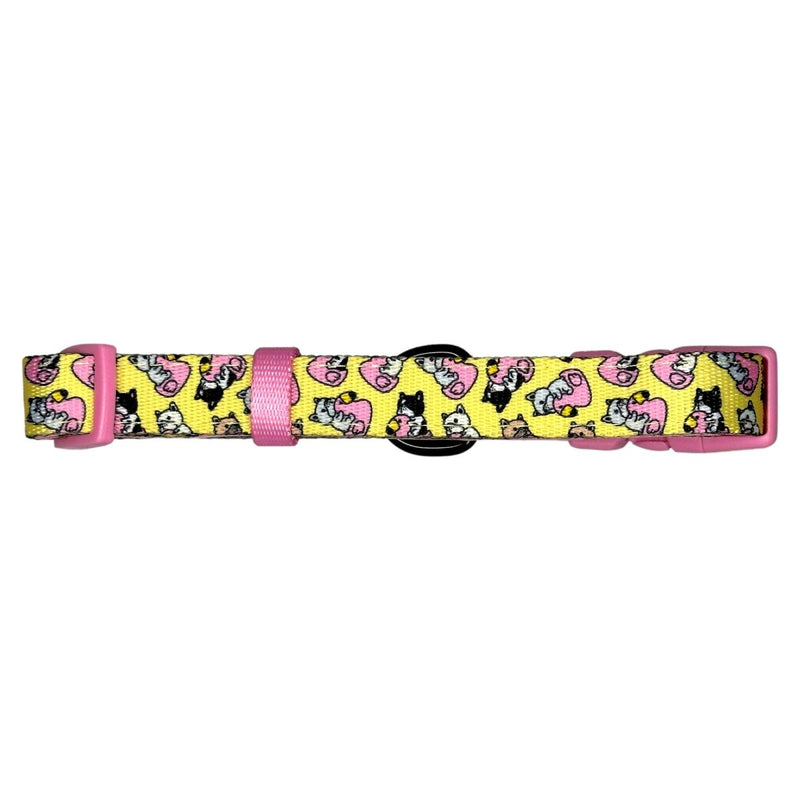 Frenchie Flamingo Dog Collar - Beast & Buckle