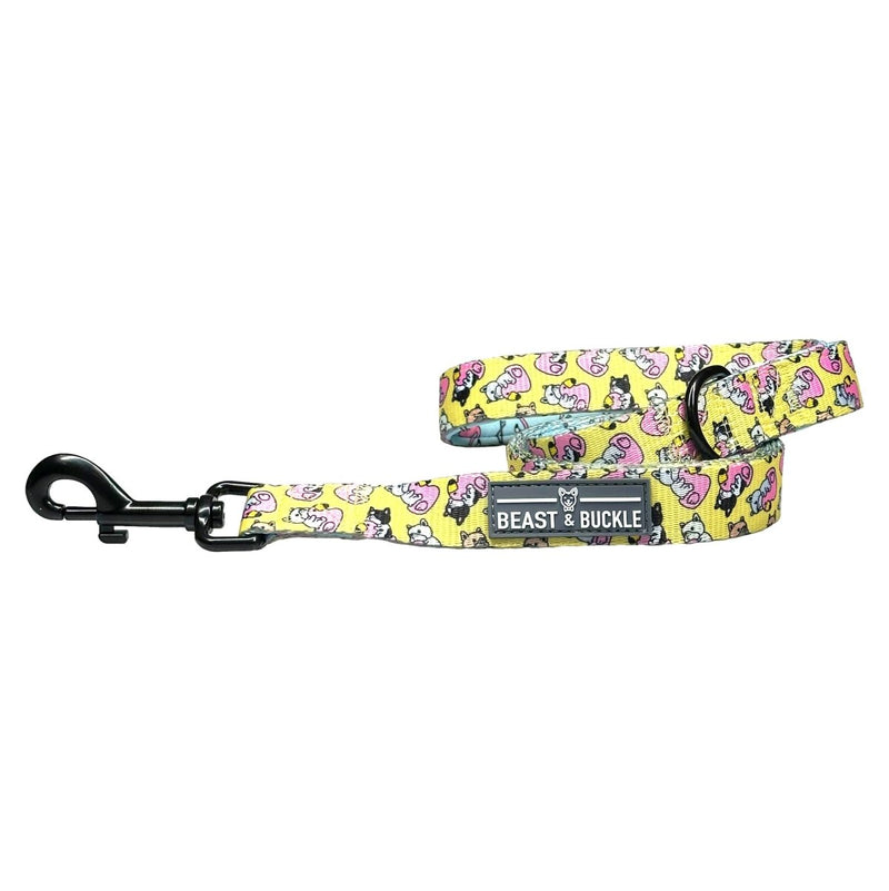 Frenchie Flamingo Dog Leash - Beast & Buckle