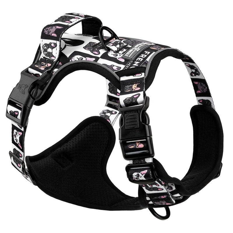 Frenchies vs. Everybody No Pull Harness & Leash Bundle - Beast & Buckle