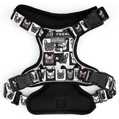Frenchies vs. Everybody No Pull Harness & Leash Bundle - Beast & Buckle