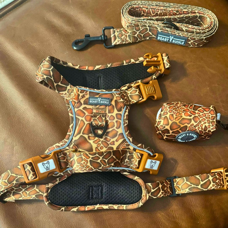 Giraffe No Pull Harness Bundle - Beast & Buckle