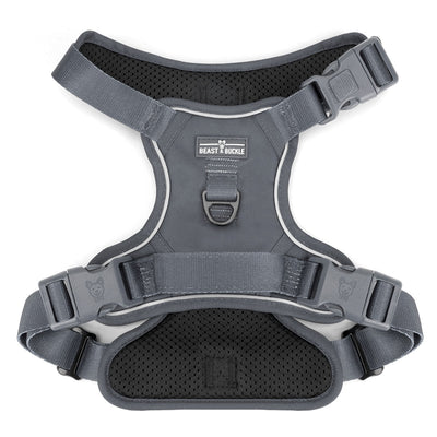 Gray No Pull Harness & Leash Bundle - Beast & Buckle
