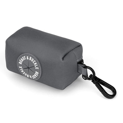 Gray Poop Bag Holder - Beast & Buckle
