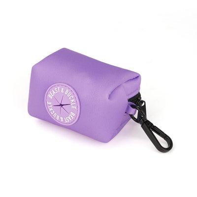 Lilac Poop Bag Holder - Beast & Buckle