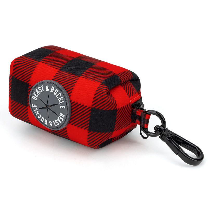 Lumberjack Plaid Poop Bag Holder - Beast & Buckle