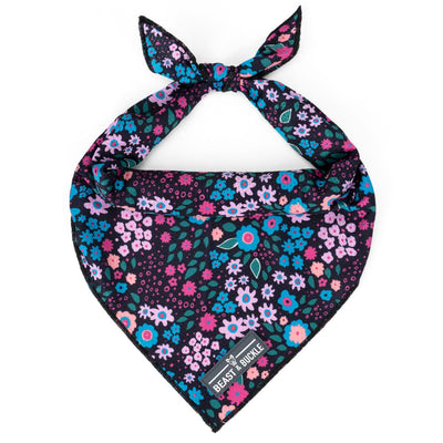 Midnight Garden Cooling Dog Bandana - Beast & Buckle